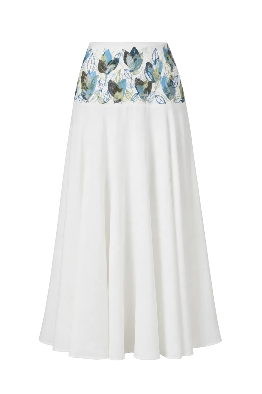 Foliage Blanc Skirt